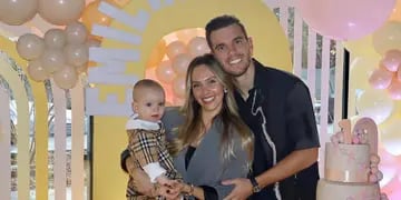 Giovani Lo Celso y Magui Alcacer
