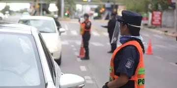 Control Policial en accesos a la Ciudad y rutas de Mendoza