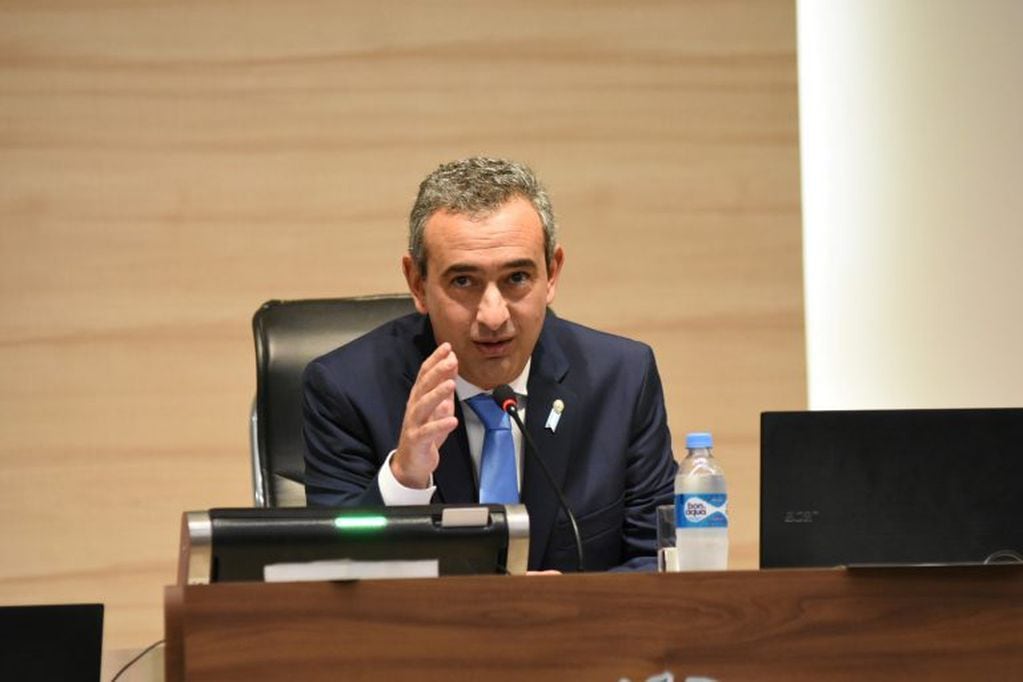 Jura de Pablo Javkin como intendente en el Concejo Municipal (Prensa Concejo Municipal)