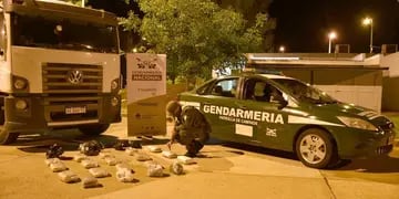 Gendarmería secuestró marihuana en la zona de El Arco en Posadas