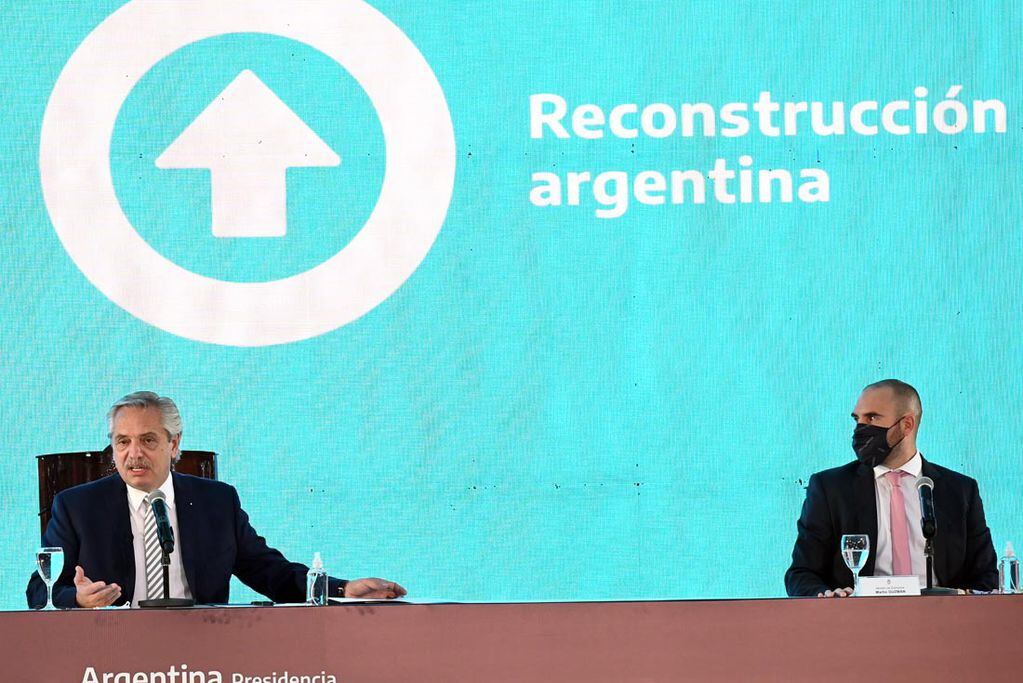 Uno de los muchos anuncios que hicieron Alberto Fernández y Martín Guzmán sobre las negociaciones con el FMI.