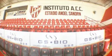 Sede Albirroja. El estadio Ángel Sandrín de Alta Córdoba recibirá una de las "burbujas" de la Liga Nacional y también a la selección. (Prensa Instituto)