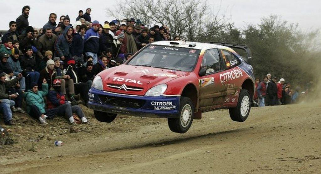 Carlos Sainz y Marc Marti, en Córdoba y con el Xsara WRC. Aquella victoria de 2004 fue la 13a de Citroën en el WRC; y la 26a y última del español en la categoría.