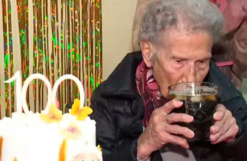 La abuela que llegó a los 100 años en Córdoba.