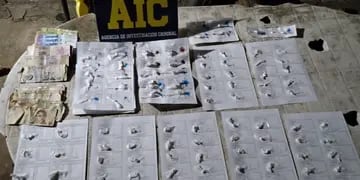 Estas fueron las 94 dosis de cocaína encontradas en el bunker de Josefina