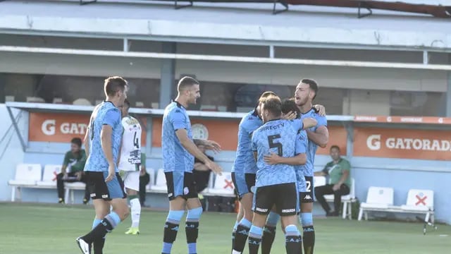 Ulises Sánchez metió su primer gol para Belgrano ante Nueva Chicago