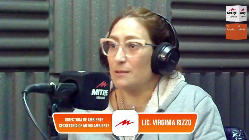 Lic. Virginia Rizzo en Radio Mitre Ushuaia.