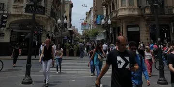 Peatonal Córdoba en Rosario