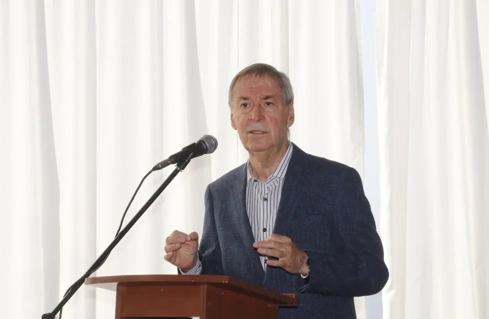 El Gobernador Juan Schiaretti, en un acto realizado la semana pasada.