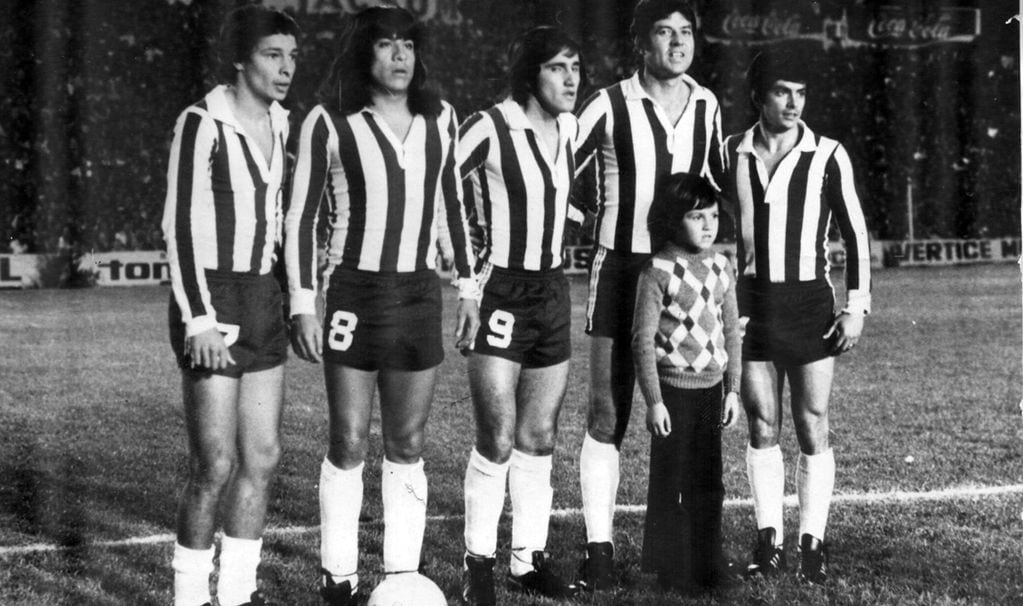 Bocanelli, Ludueña, Bravo, Willington y Cherini jugando juntos para Talleres (Foto: Archivo / La Voz).
