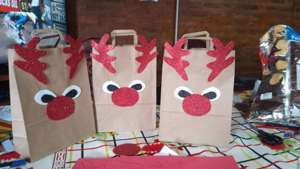 Bolsas navideñas para los niños de Neuquén.
