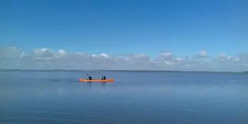 Canotaje en la laguna del Plata, Santa Fe