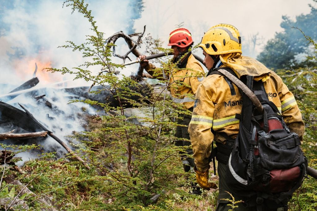 Tierra del Fuego: situación del incendio en la Reserva Provincial