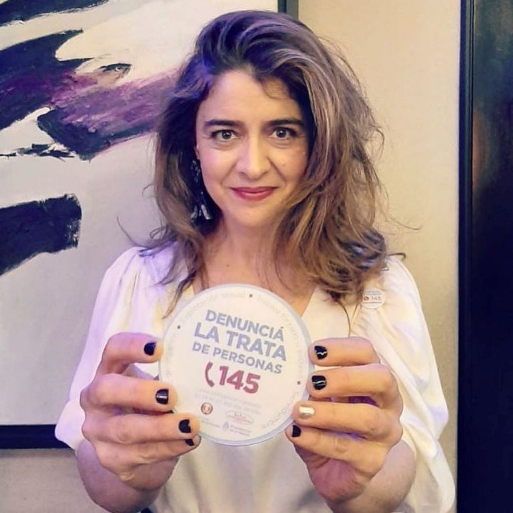 Érica Rivas participa de una campaña contra la trata de personas (Foto: Instagram/@eriquitarivas)