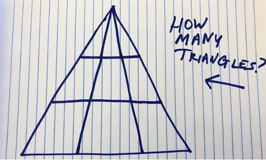 El desafío de los triángulos.