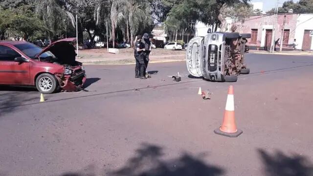 Posadas: accidente vial sin heridos