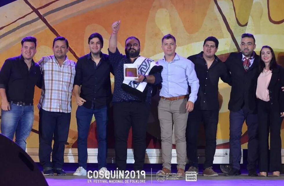 Poly Argañaraz premiado en Cosquín 2019 (Aquí Cosquín. Facebook)