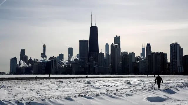 Ola de frío en Chicago, Estados Unidos