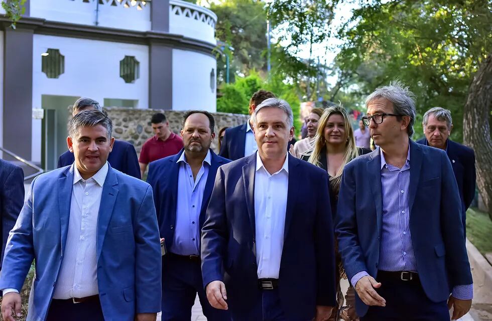 Martín Llaryora en la inauguración del Parque de la Biodiversidad. (Municipalidad de Córdoba)