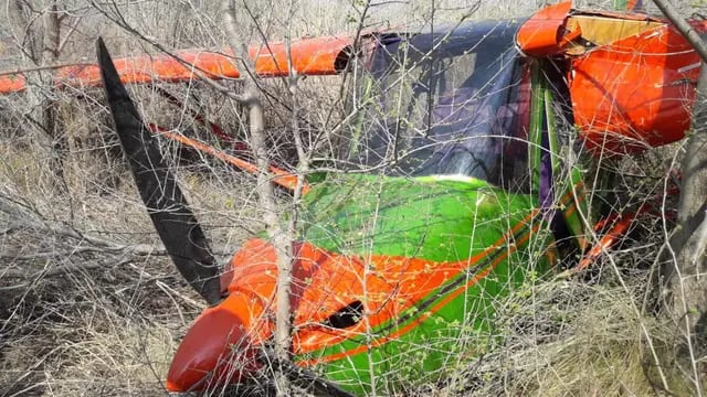 Se cayó una avioneta en Alta Gracia