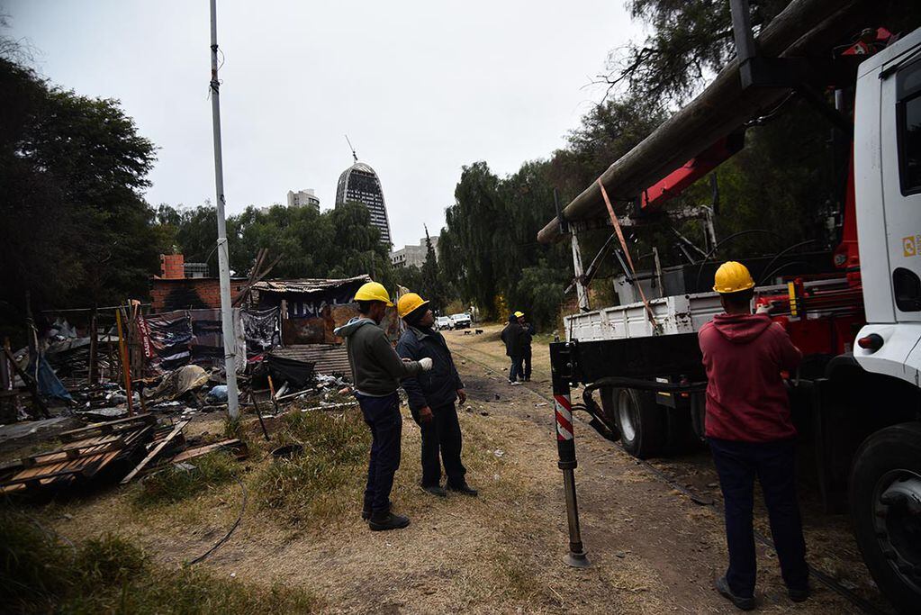 EL día después de la tragedia de incendio en Villa Las Tablas con una persona fallecida. (Pedro Castillo / La Voz)