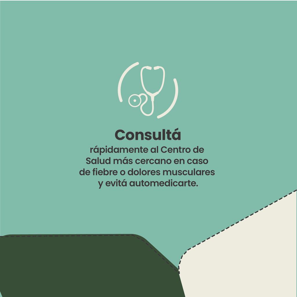 Recomiendan consultar rápidamente ante síntomas compatibles. (@minsaludsantafe)
