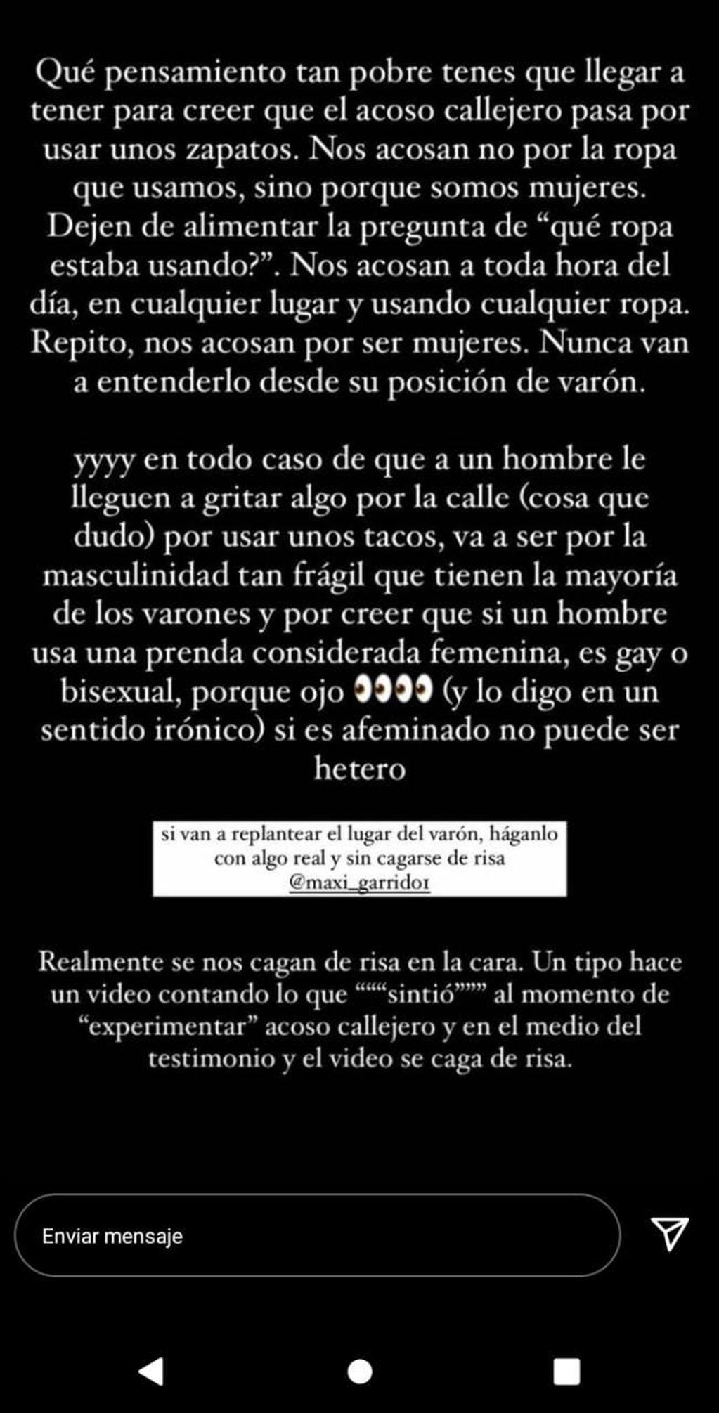 Descargo de jóvenes mendocinas al video creado por la Municipalidad de Ciudad de Mendoza.