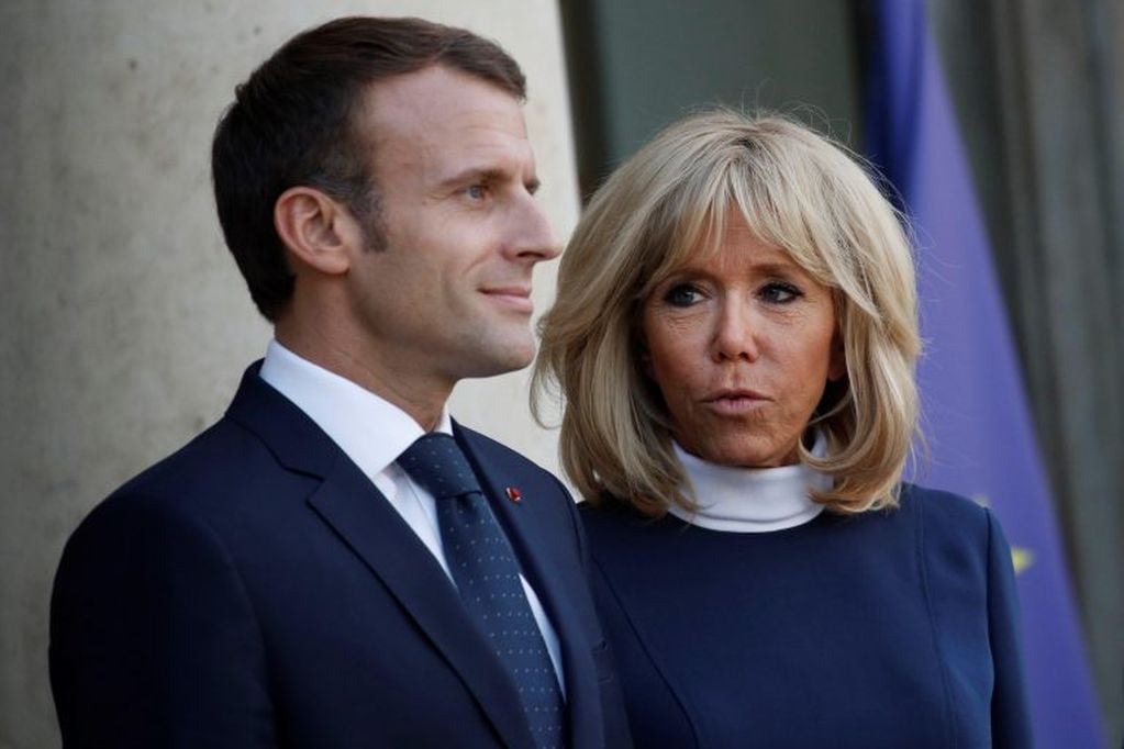 Emmanuel y Brigitte Macron. (Foto:EFE/ Yoan Valat)