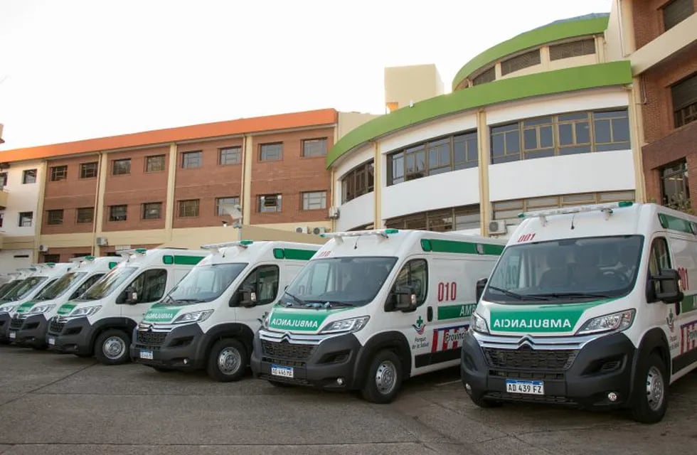 Una de las diez ambulancias nuevas quedará en el Hospital de Iguazú.