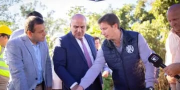El gobernador Ahuad recorrió junto a Manzur obras en Puerto Iguazú