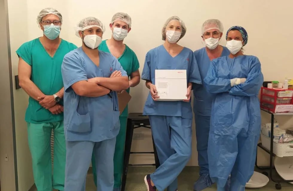 El equipo médico que realizó una inédita cirugía en Santa Fe
