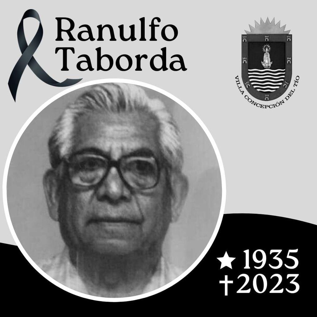 Ranulfo Taborda ex intendente Villa Concepción del Tío