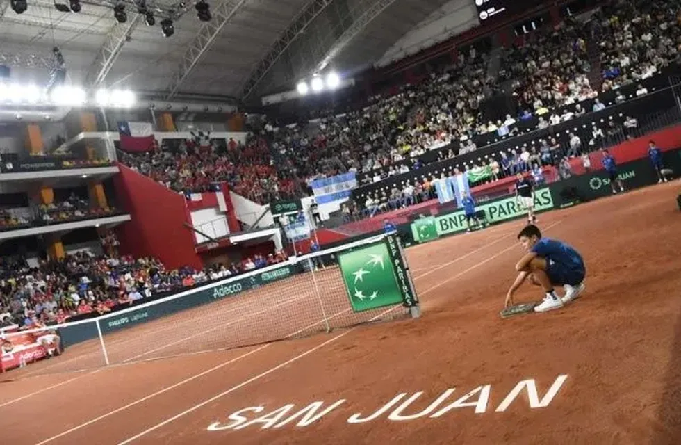 Estadio "Aldo Cantoni" de San Juan sería el escenario fechas de las series de Copa Davis: Argentina vs. Bielorrusia.