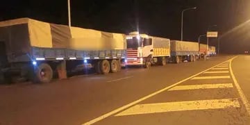Contrabando de soja: detienen a otros cinco camiones en el ingreso a Misiones