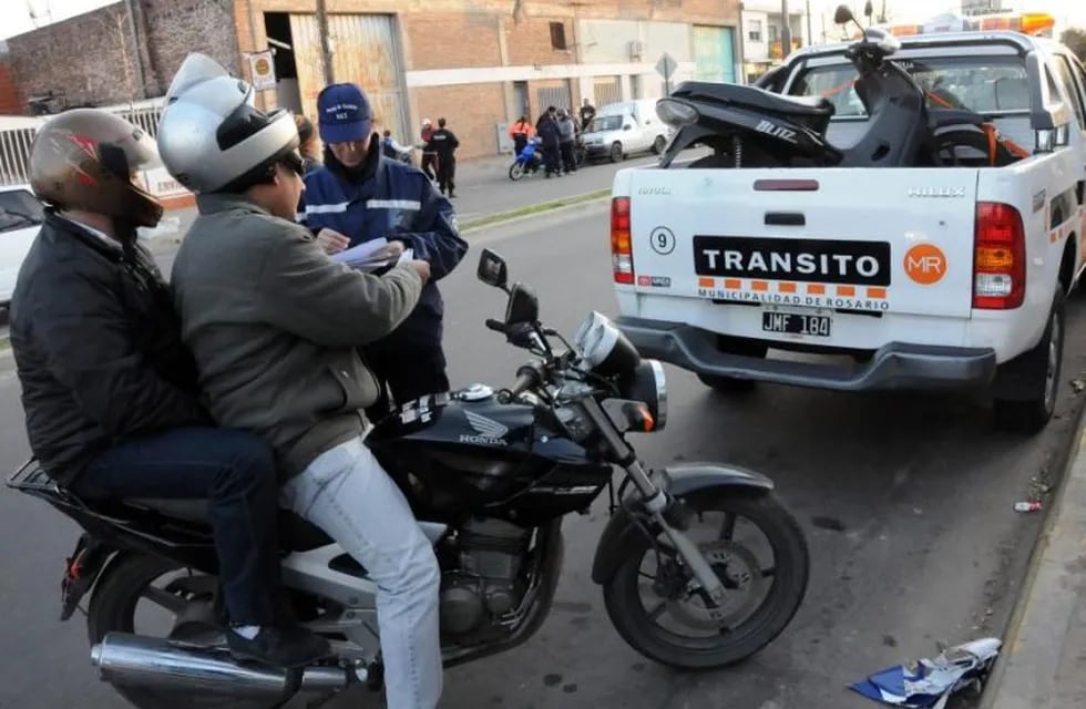 Controles de motos en Rosario