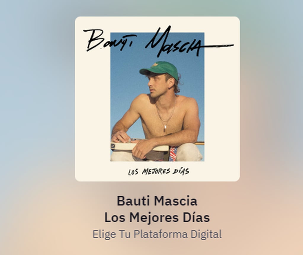 Bautista de Gran Hermano 2024 lanzó su álbum de música