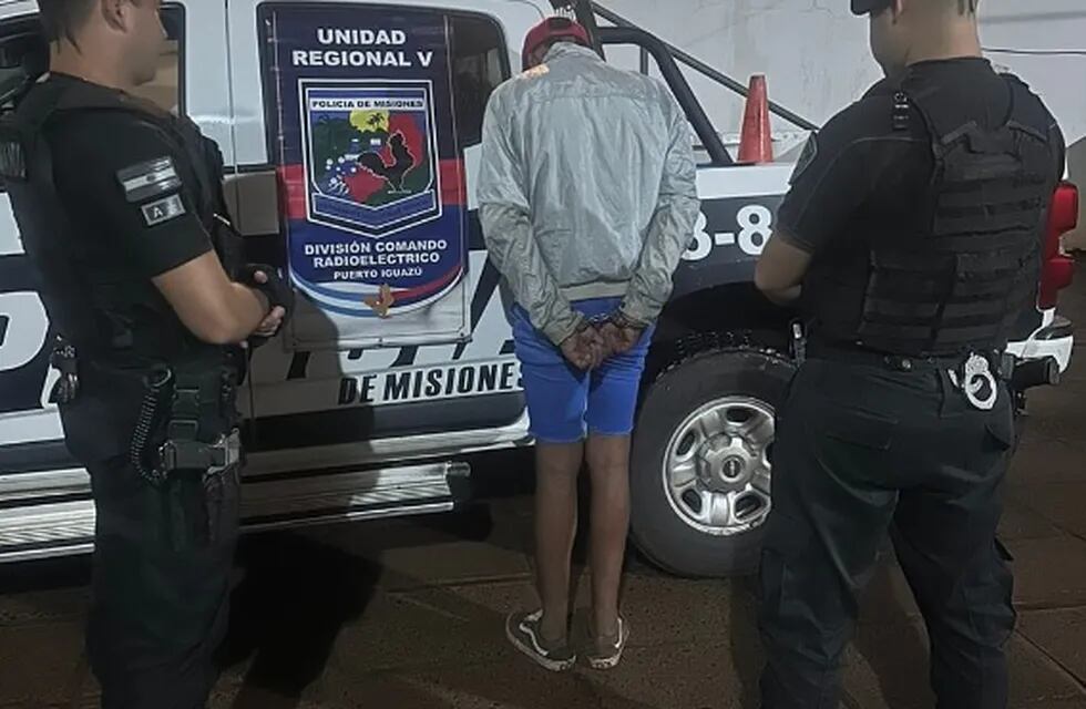 Un joven fue detenido acusado de robar un teléfono celular en un comercio de Puerto Iguazú.