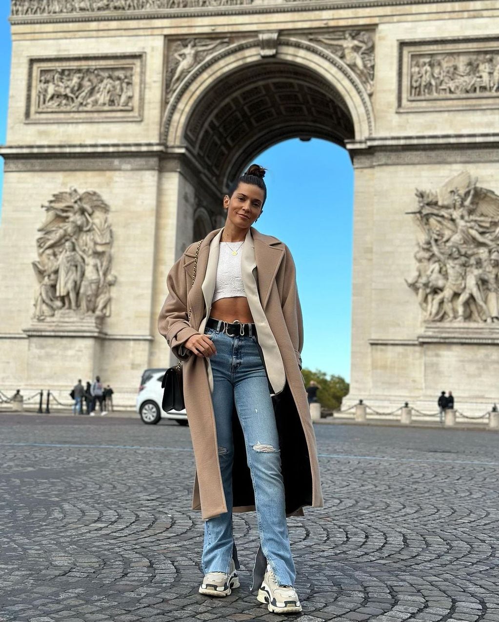 El look de Agustina para pasear en París.