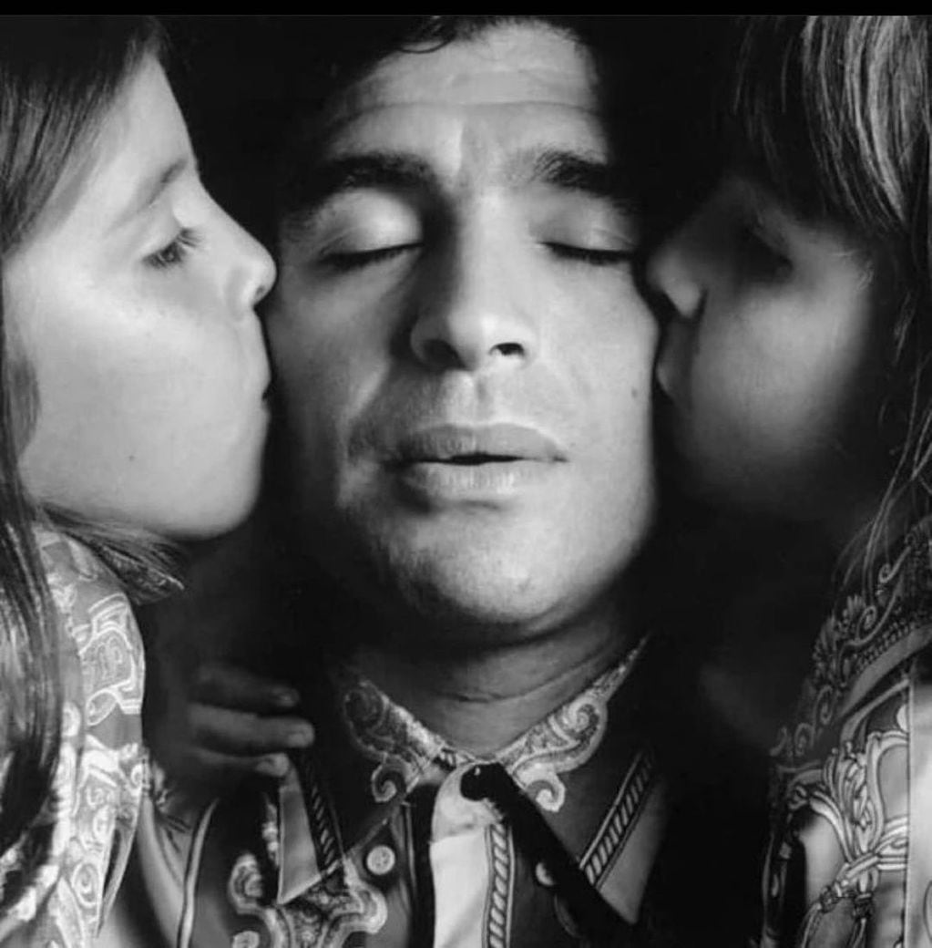 La emocionante fotografía de Gianinna Maradona.