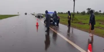 Un conductor despistó con su vehículo en Santa Inés