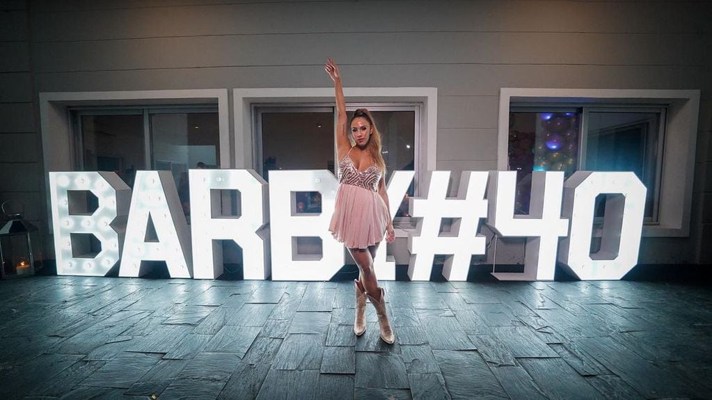 El espectacular vestido que Barby Silenzi eligió para festejar sus 40