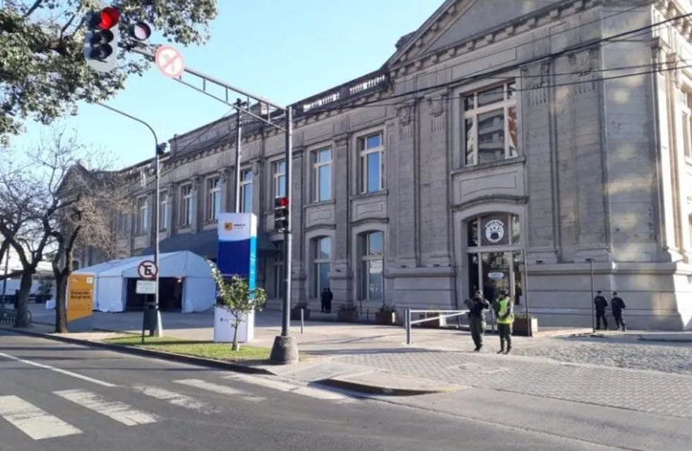Estación Belgrano donde se desarrolla la Cumbre del Mercosur en Santa Fe. (Aire de Santa Fe)