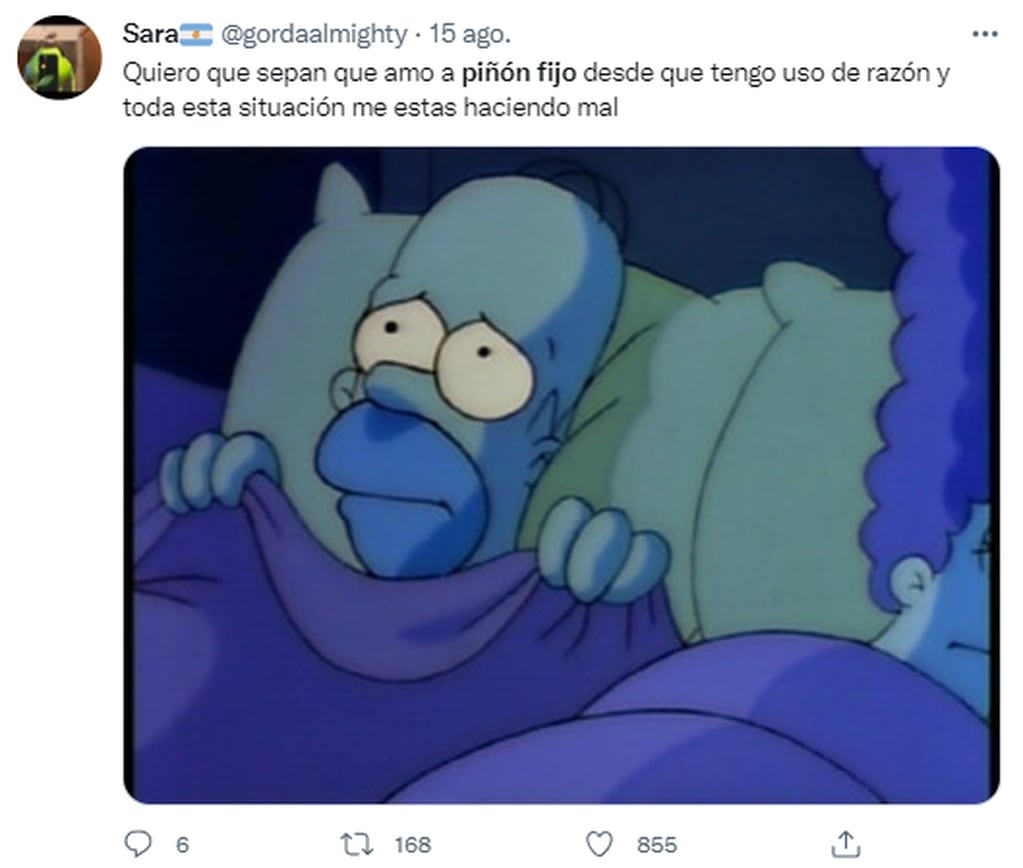 Los Simpson, siempre presentes en los memes argentinos.