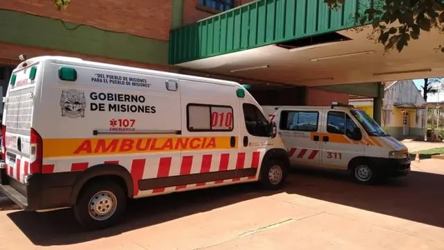 Bomberos Voluntarios de Puerto Iguazú rescataron a un hombre electrocutado