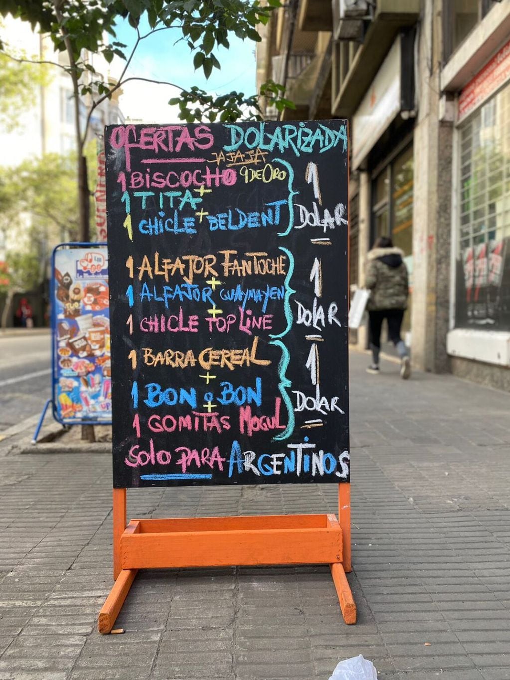 El kiosco está ubicado en el centro de Rosario