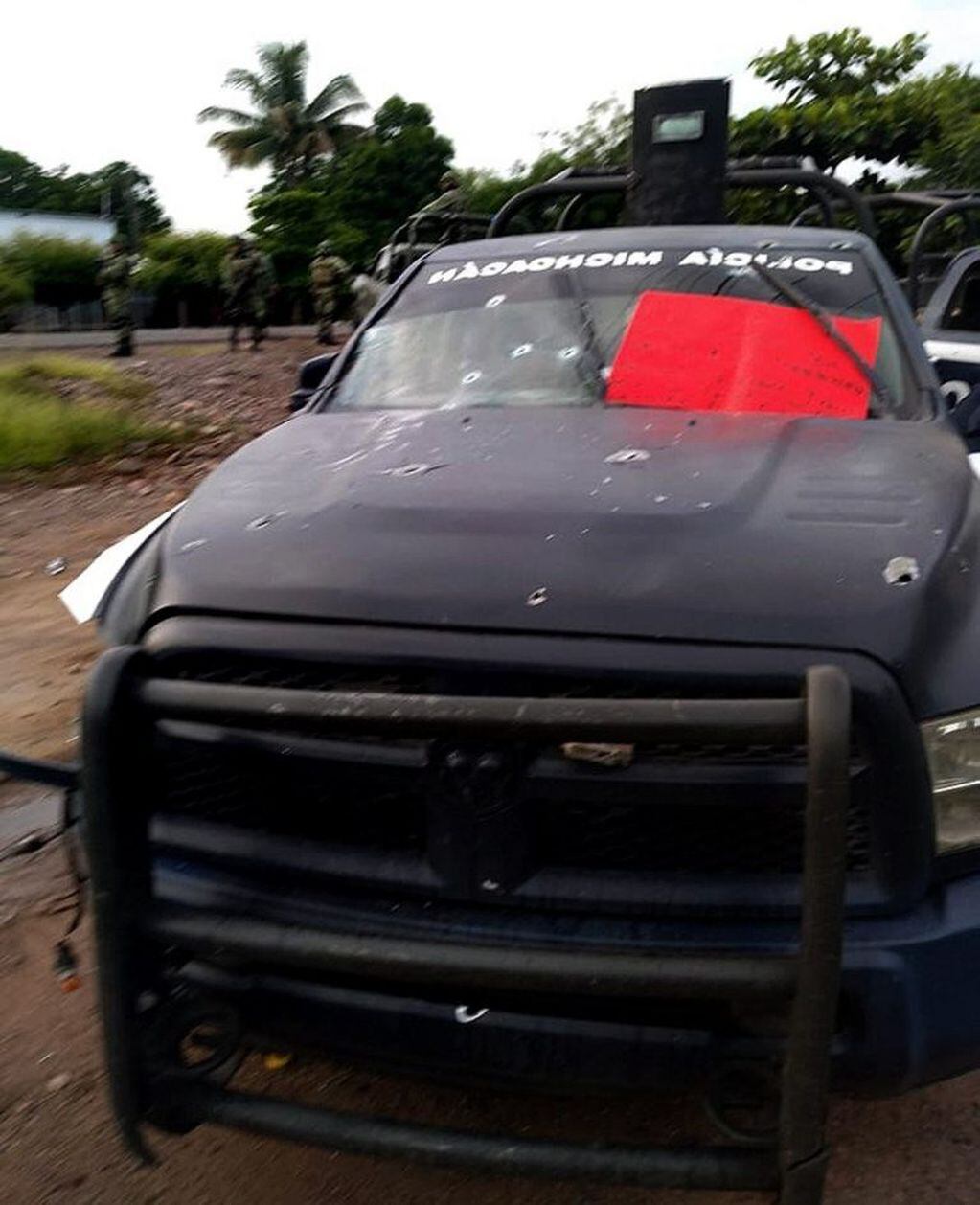 Un total de 14 agentes de la Policía estatal murieron en un ataque perpetrado por un grupo armado en el municipio de Aguililla, en el occidental estado mexicano de Michoacán, informaron este lunes las autoridades. Crédito: EFE/STR.