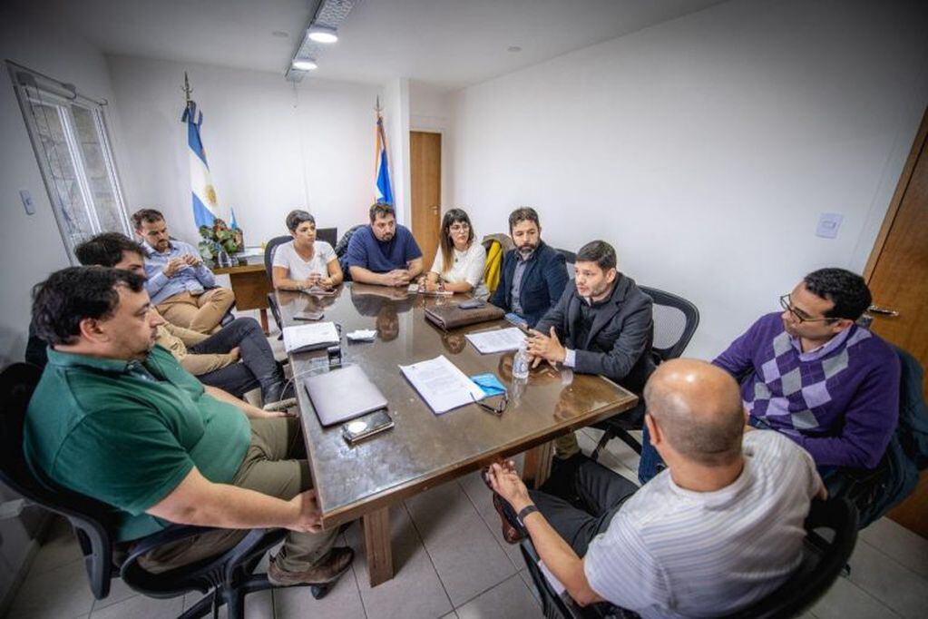 Reunión de Municipio de Ushuaia con Gobierno Provincial