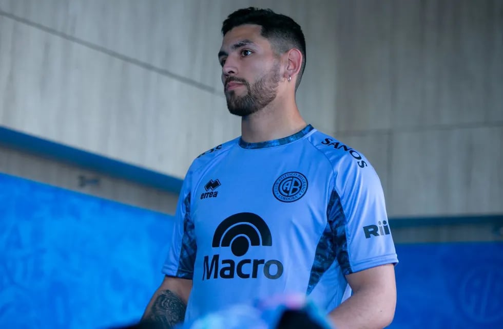 Lucas Passerini es nuevo refuerzo de Belgrano para encarar la Copa de la liga Profesional 2023 (Prensa Belgrano).