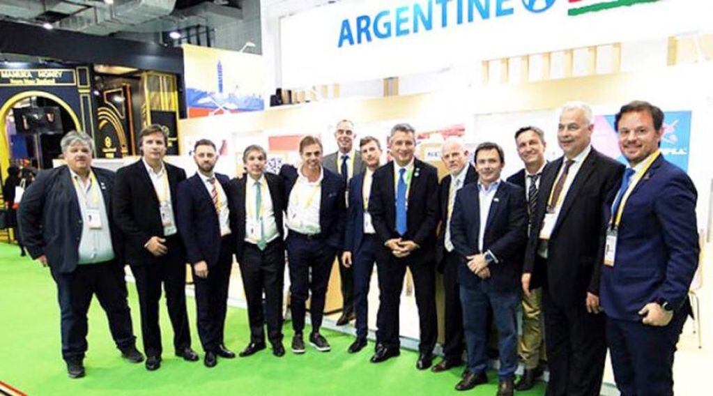 Parte de la delegación argentina en la feria (Ipcva)