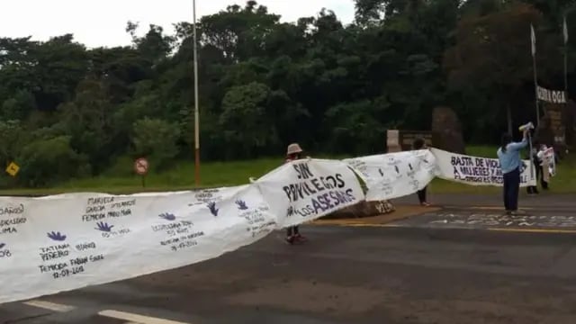 A 18 meses del femicidio de Vilma Mercado, familiares y amigos pidieron justicia en Iguazú